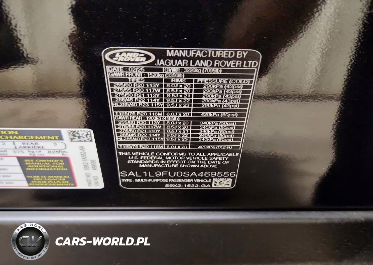 2025 Land Rover Range Rover Sport Dynamic Se VIN:SAL1L9FU0SA469556 - 13