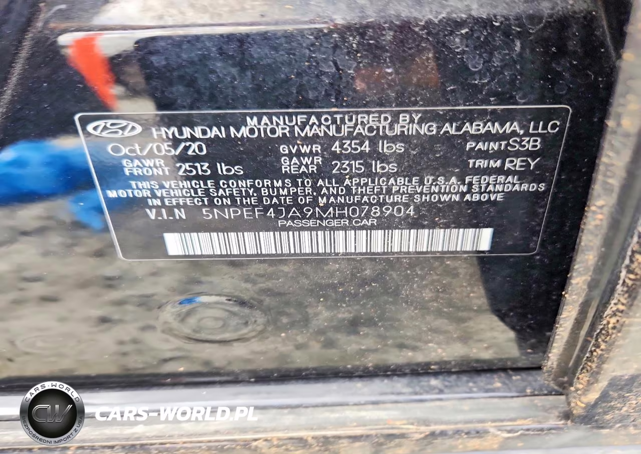 2021 Hyundai Sonata Sel VIN:5NPEF4JA9MH078904 - 12