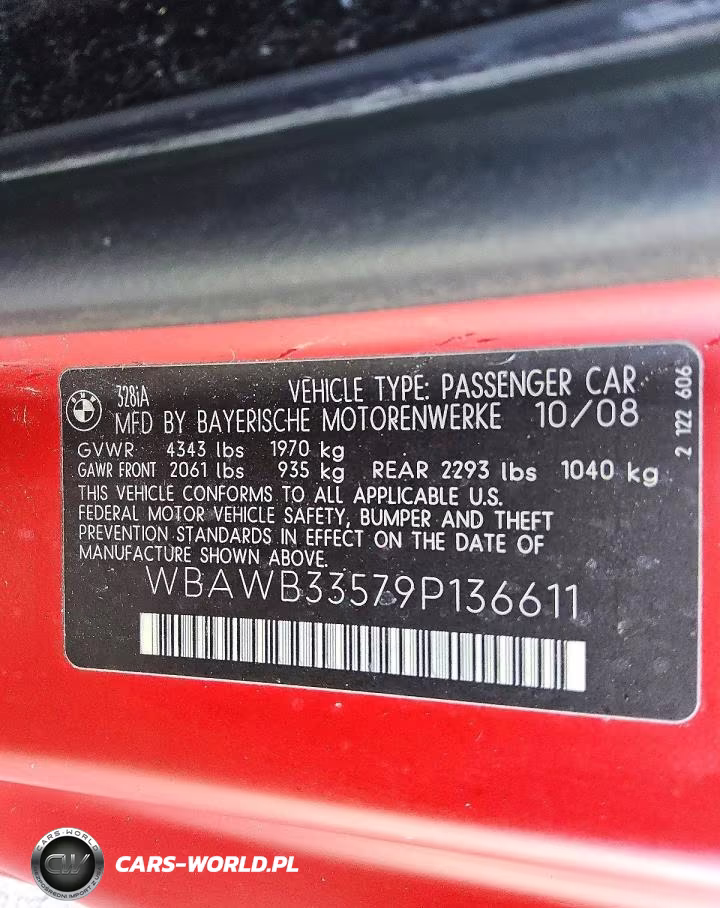 2009 BMW 328 I VIN:WBAWB33579P136611 - 12