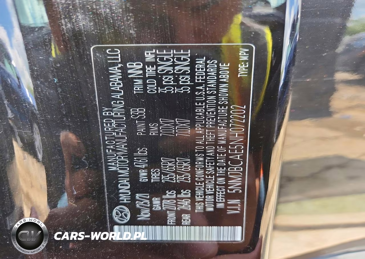 2022 Hyundai Tucson Sel VIN:5NMJBCAE5NH072202 - 14