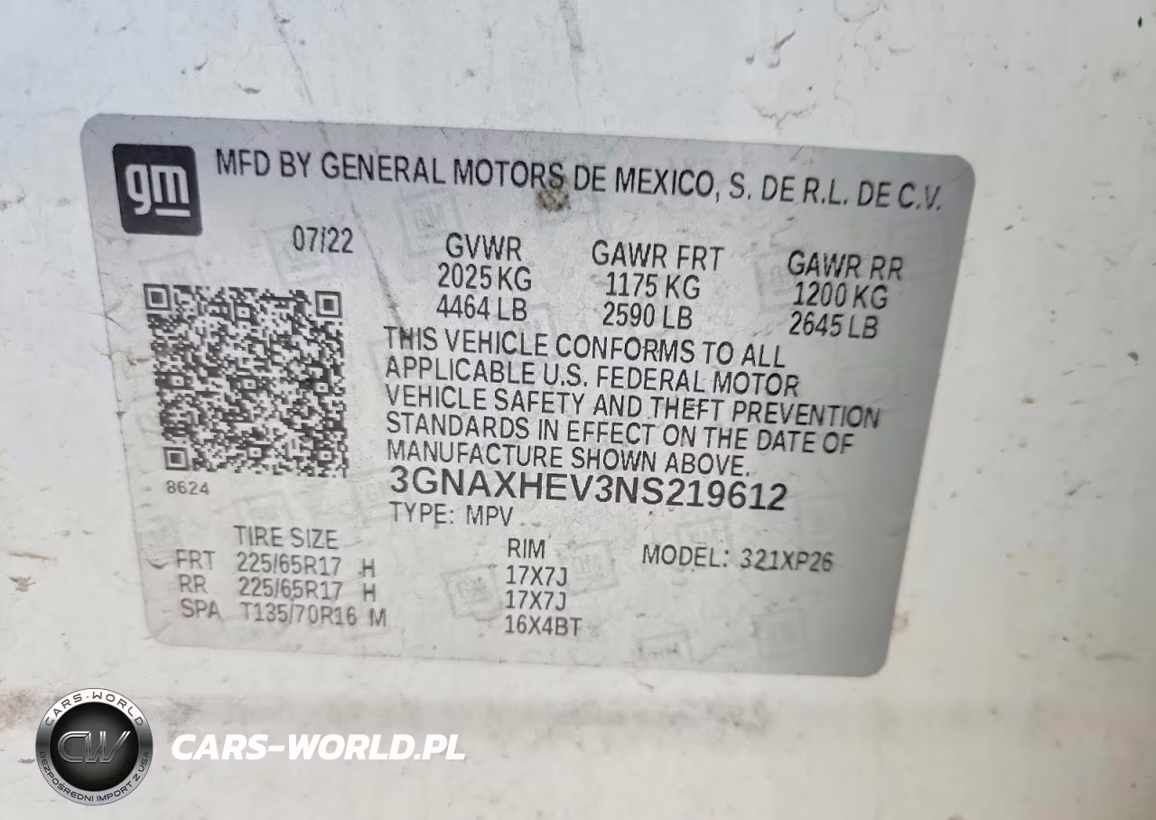 2022 Chevrolet Equinox Ls VIN:3GNAXHEV3NS219612 - 13