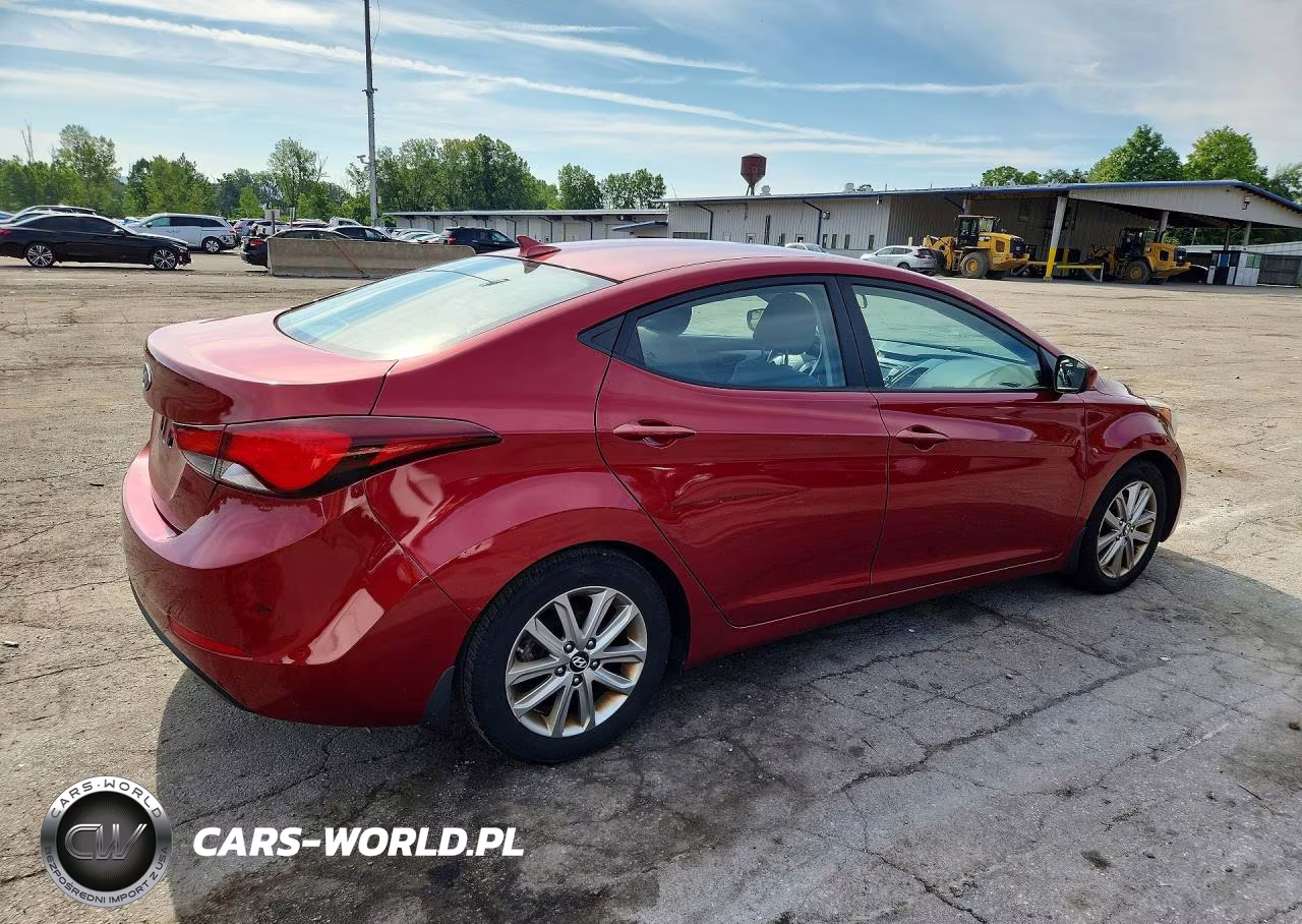 2014 Hyundai Elantra Se VIN:5NPDH4AE2EH519959 - 3