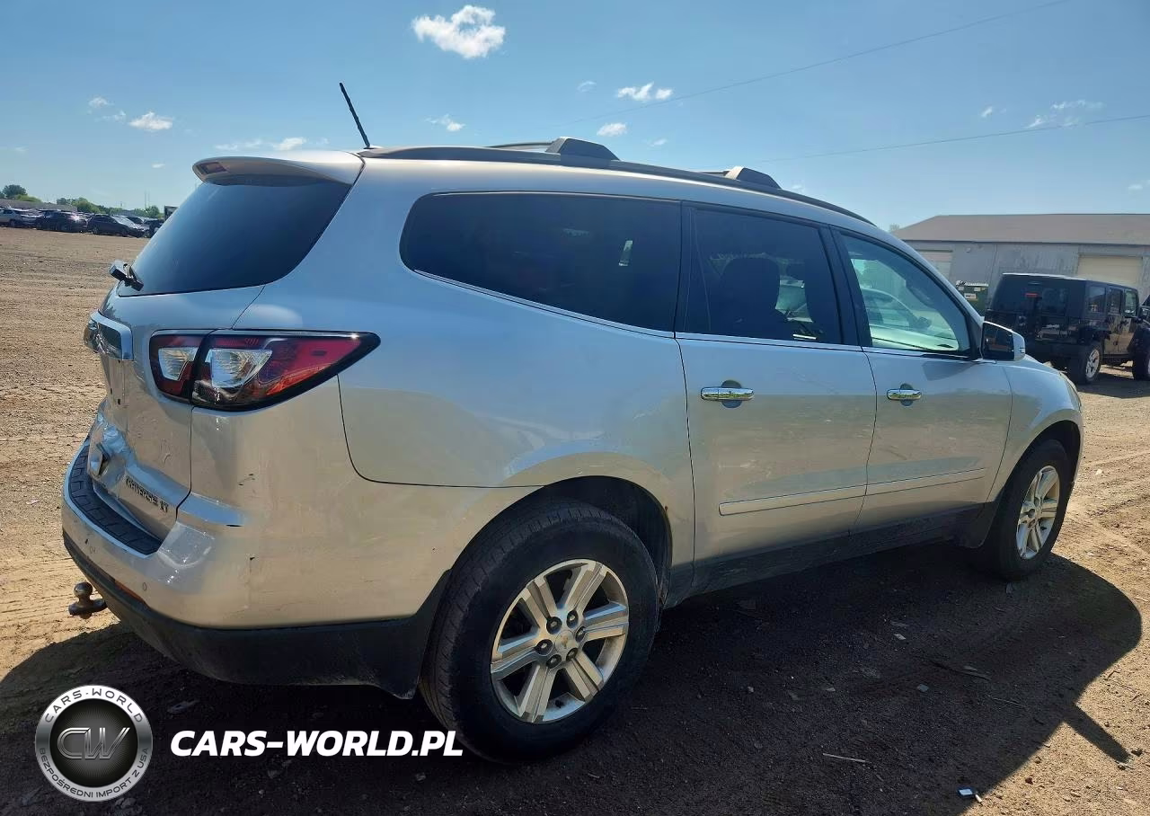 2013 Chevrolet Traverse Lt VIN:1GNKRGKDXDJ182398 - 3