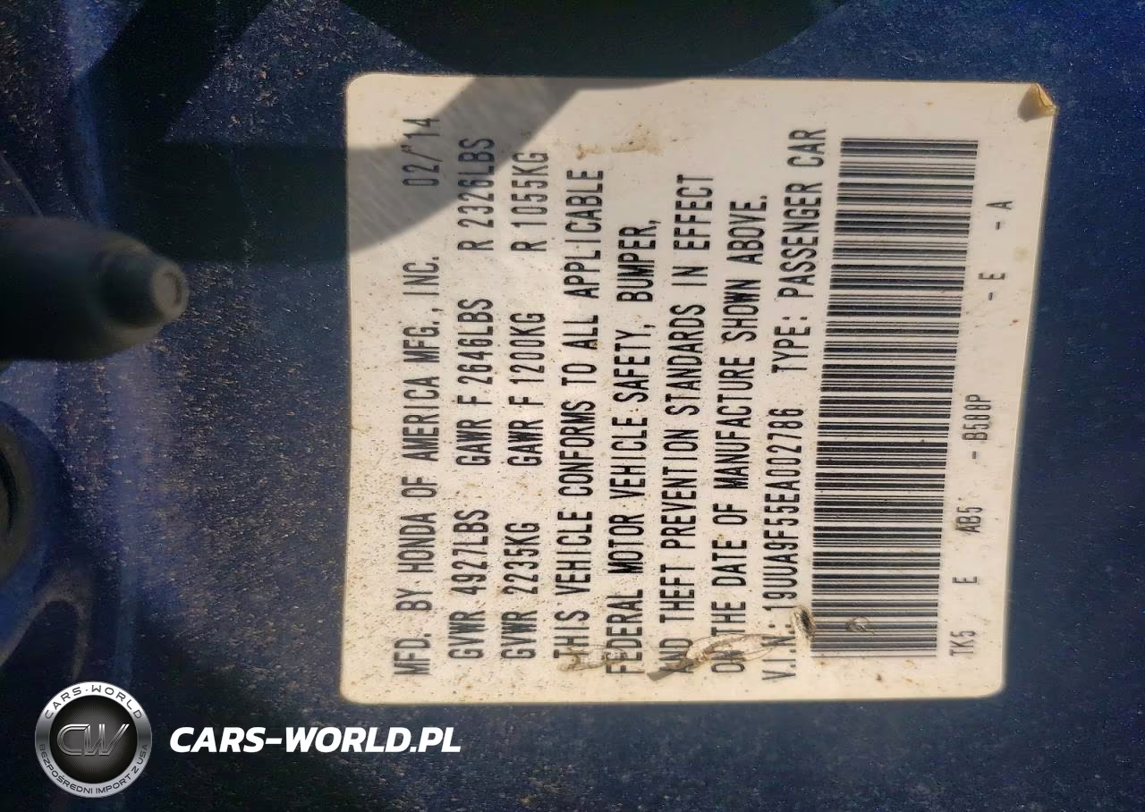 2014 Acura Tl Tech VIN:19UUA9F55EA002786 - 12