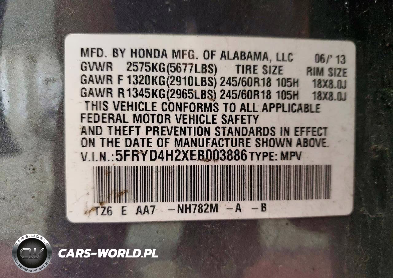 2014 Acura Mdx VIN:5FRYD4H2XEB003886 - 13