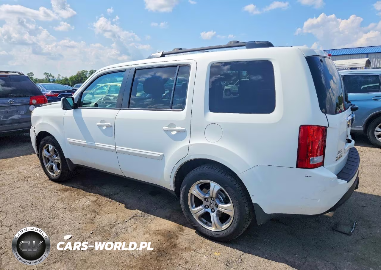 2013 Honda Pilot Exl VIN:5FNYF4H50DB007661 - 2