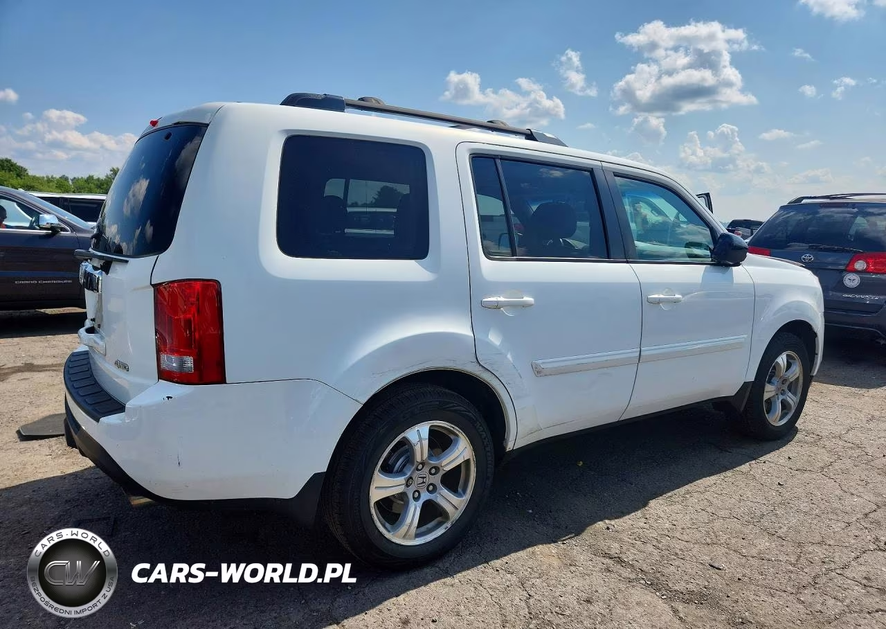 2013 Honda Pilot Exl VIN:5FNYF4H50DB007661 - 3