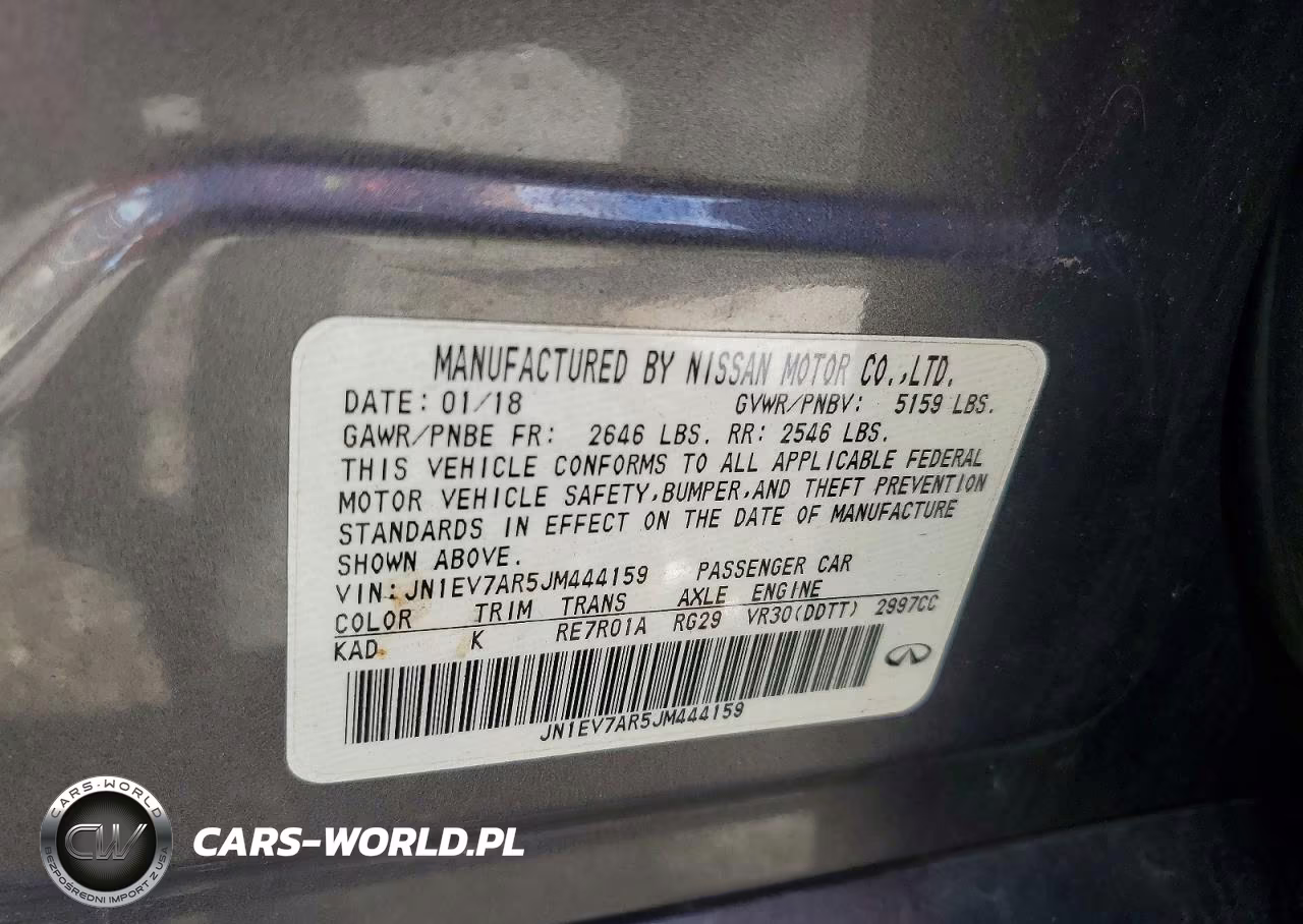 2018 Infiniti Q50 3.0T Luxe VIN:JN1EV7AR5JM444159 - 13