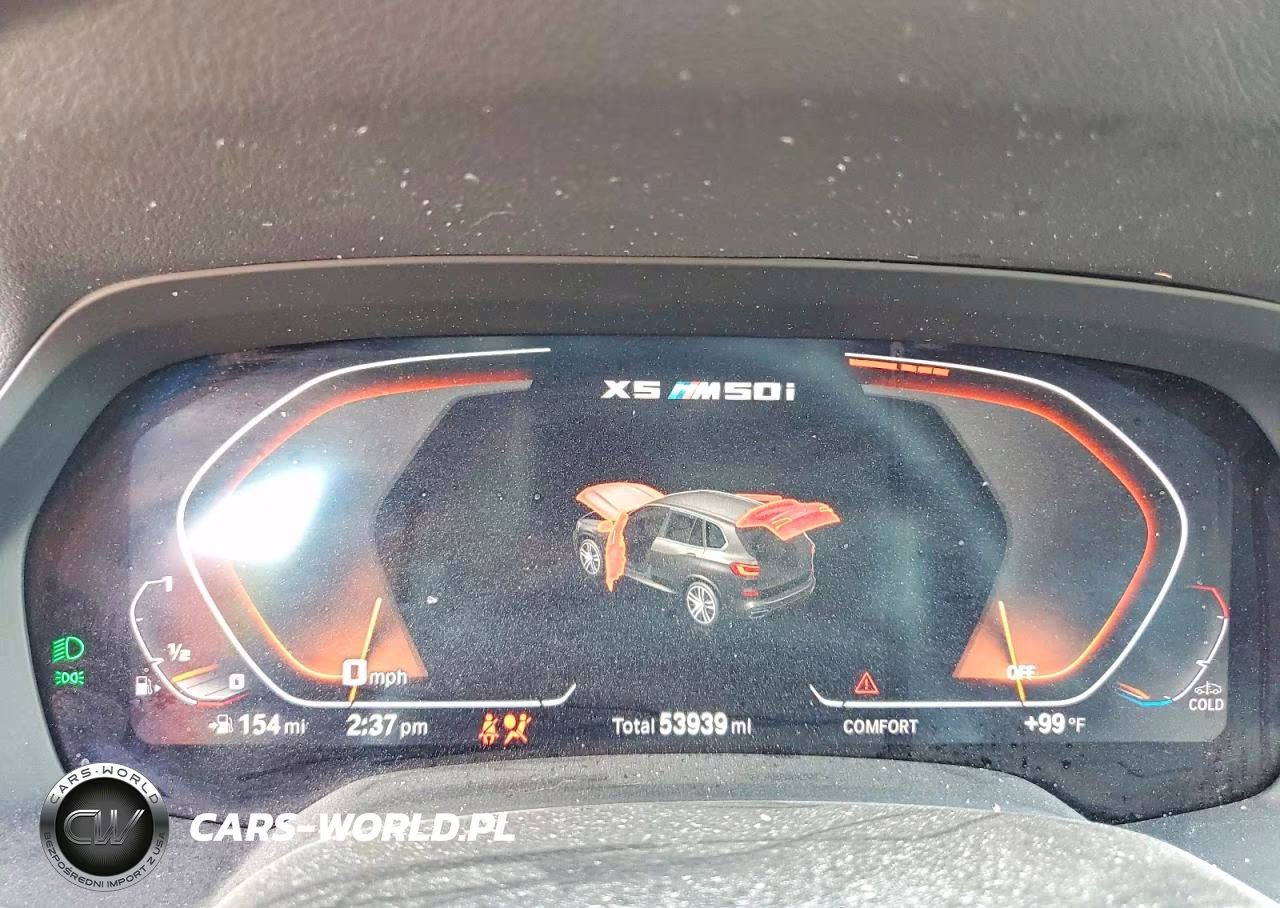 2022 BMW X5 M50I VIN:5UXJU4C03N9K49793 - 9