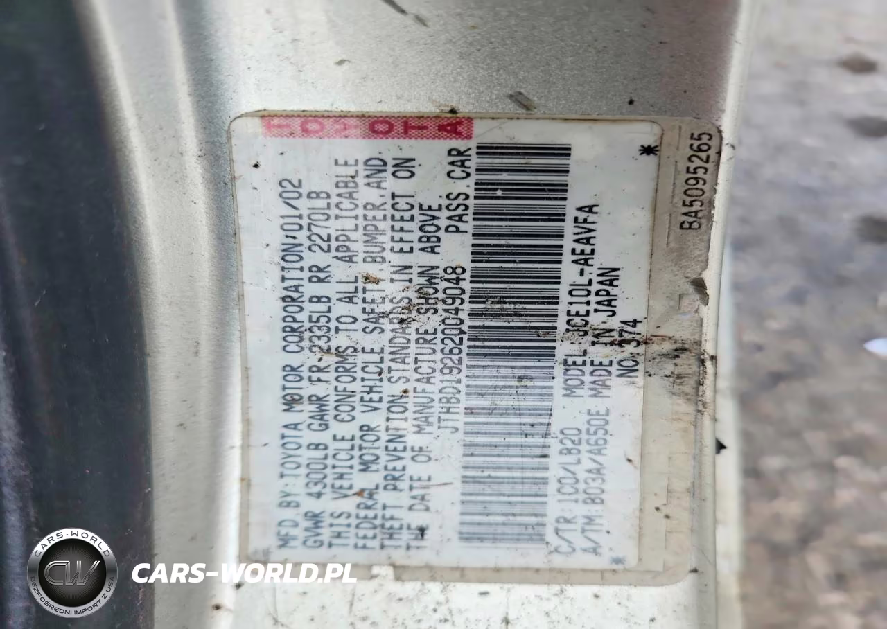 2002 Lexus Is 300 VIN:JTHBD192620049048 - 12