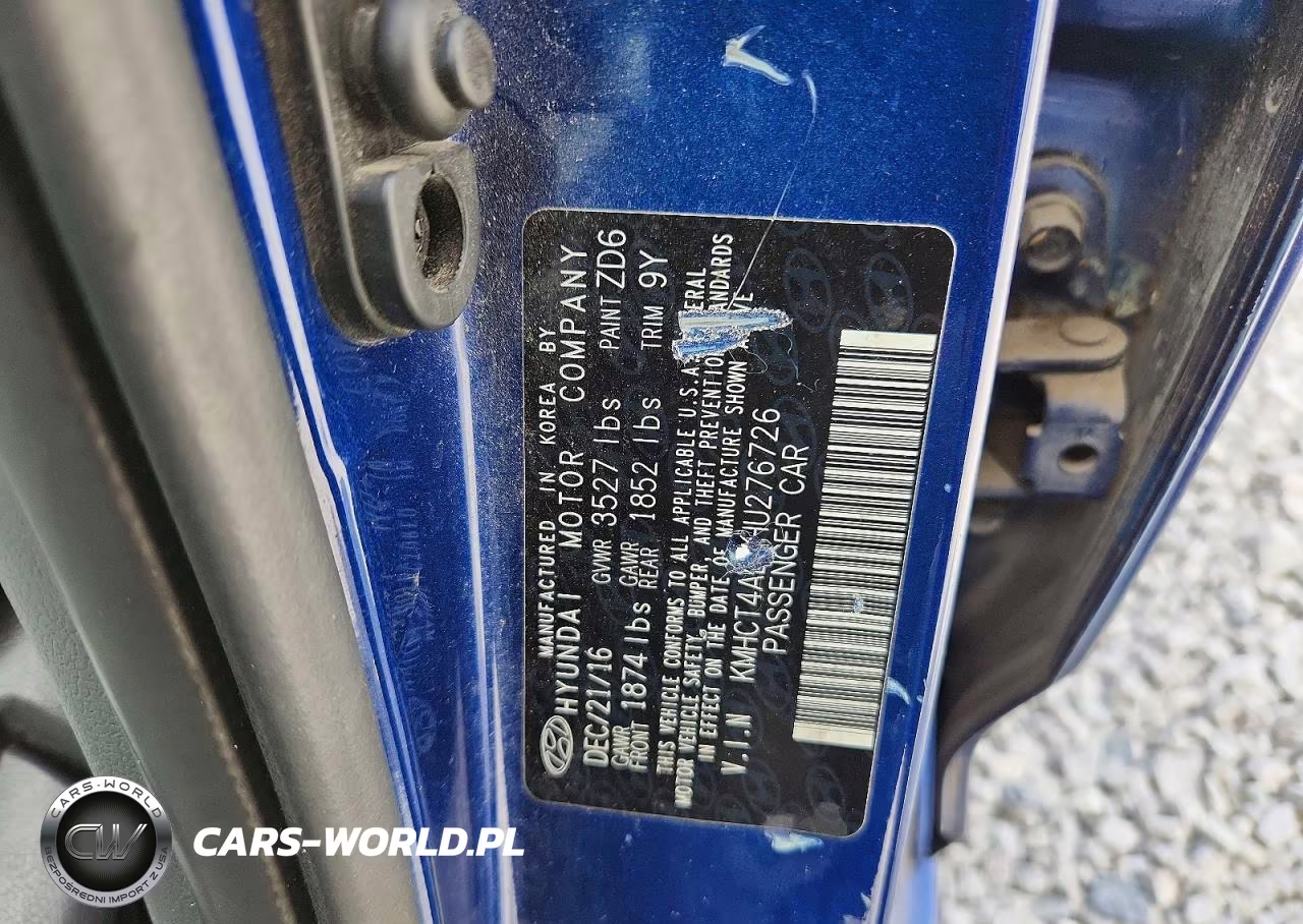 2017 Hyundai Accent Se VIN:KMHCT4AE1HU276726 - 12