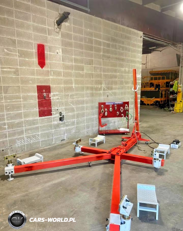 2026 Portable 2 Clamp Frame Puller Frame Straightener + Air Jack + Pull Back Hydraulic Ram – zdjęcie 1 z 10