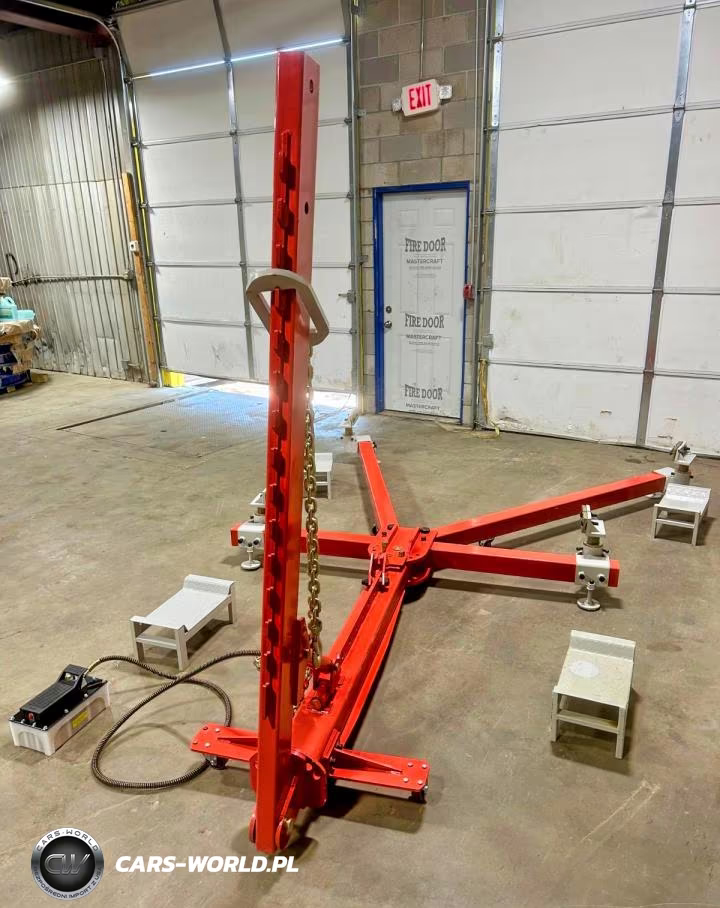 2026 Portable 2 Clamp Frame Puller Frame Straightener + Air Jack + Pull Back Hydraulic Ram VIN:38911466 - 5