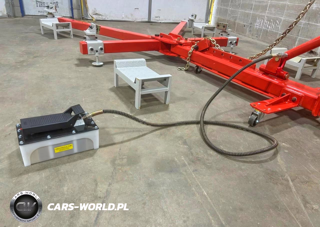 2026 Portable 2 Clamp Frame Puller Frame Straightener + Air Jack + Pull Back Hydraulic Ram VIN:38911466 - 6