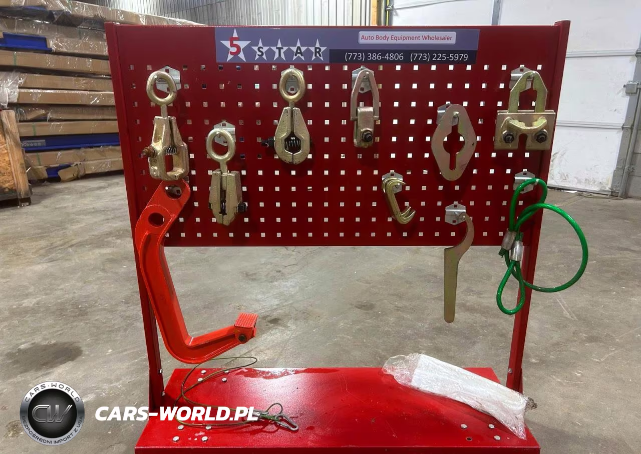 2026 Portable 2 Clamp Frame Puller Frame Straightener + Air Jack + Pull Back Hydraulic Ram VIN:38911466 - 9