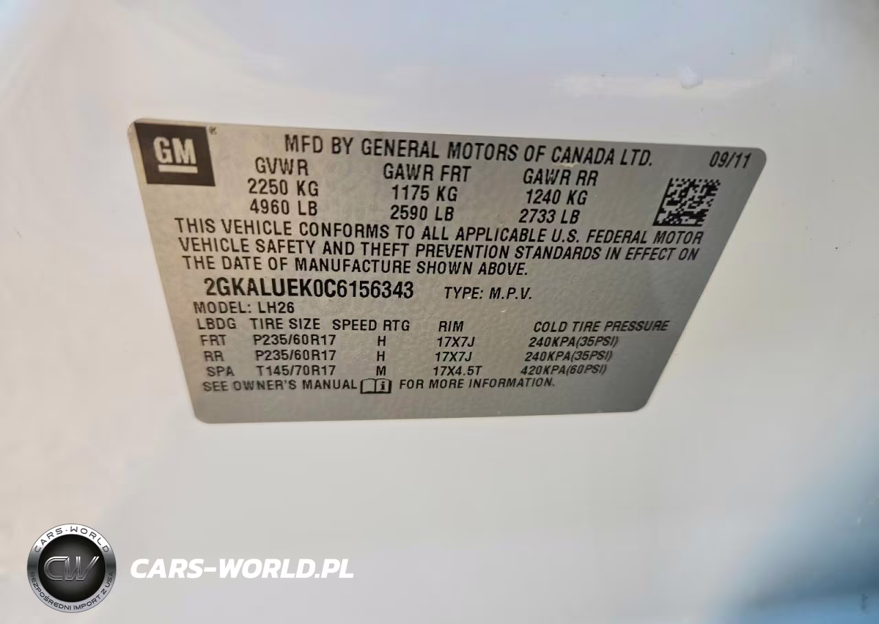 2012 GMC Terrain Slt VIN:2GKALUEK0C6156343 - 13