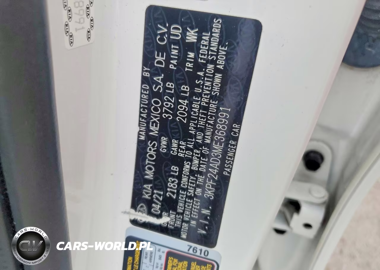 2021 Kia Forte Lxs VIN:3KPF24AD3ME368991 - 12