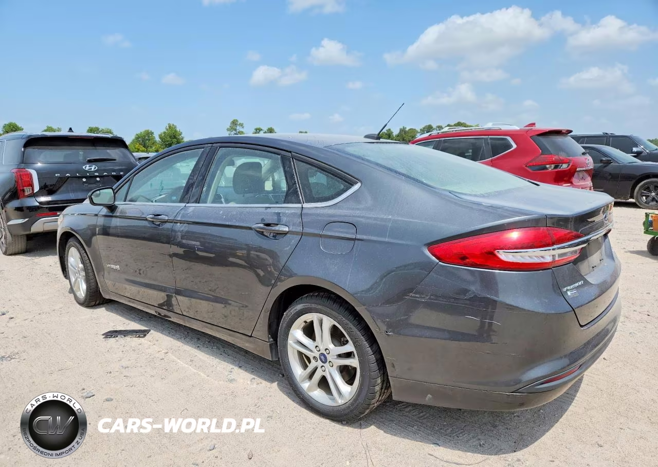 2018 Ford Fusion Se Hybrid VIN:3FA6P0LU1JR197160 - 2
