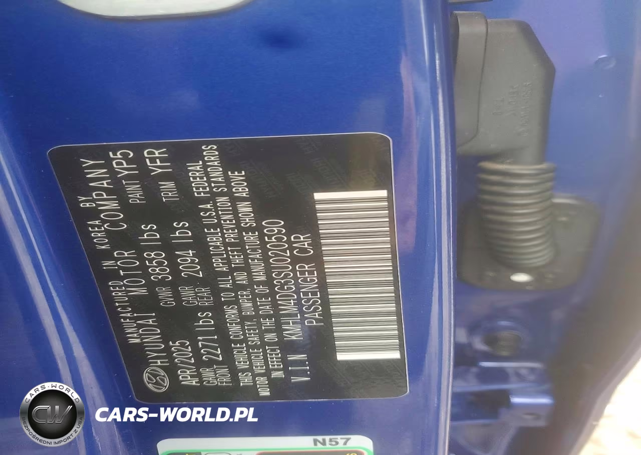 2025 Hyundai Elantra Sel Sport VIN:KMHLM4DG3SU020590 - 12
