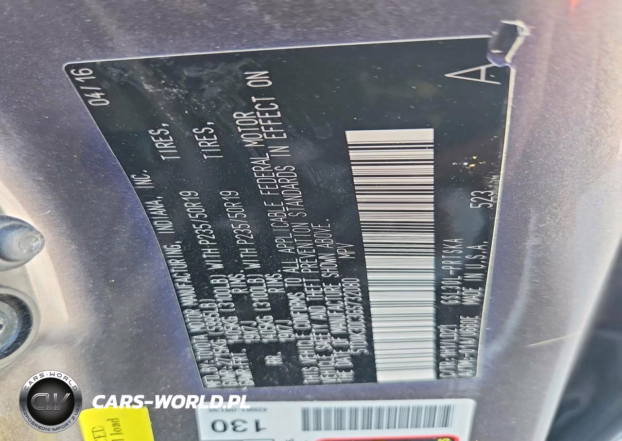 2016 Toyota Sienna Se VIN:5TDXK3DC3GS732080 - 14