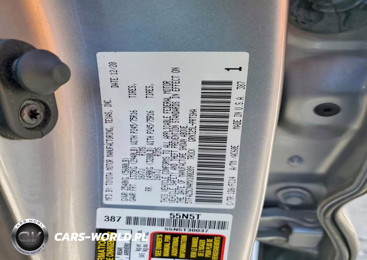 2021 Toyota Tacoma Sr5 V6 VIN:5TFAZ5CN4MX100209 - 12