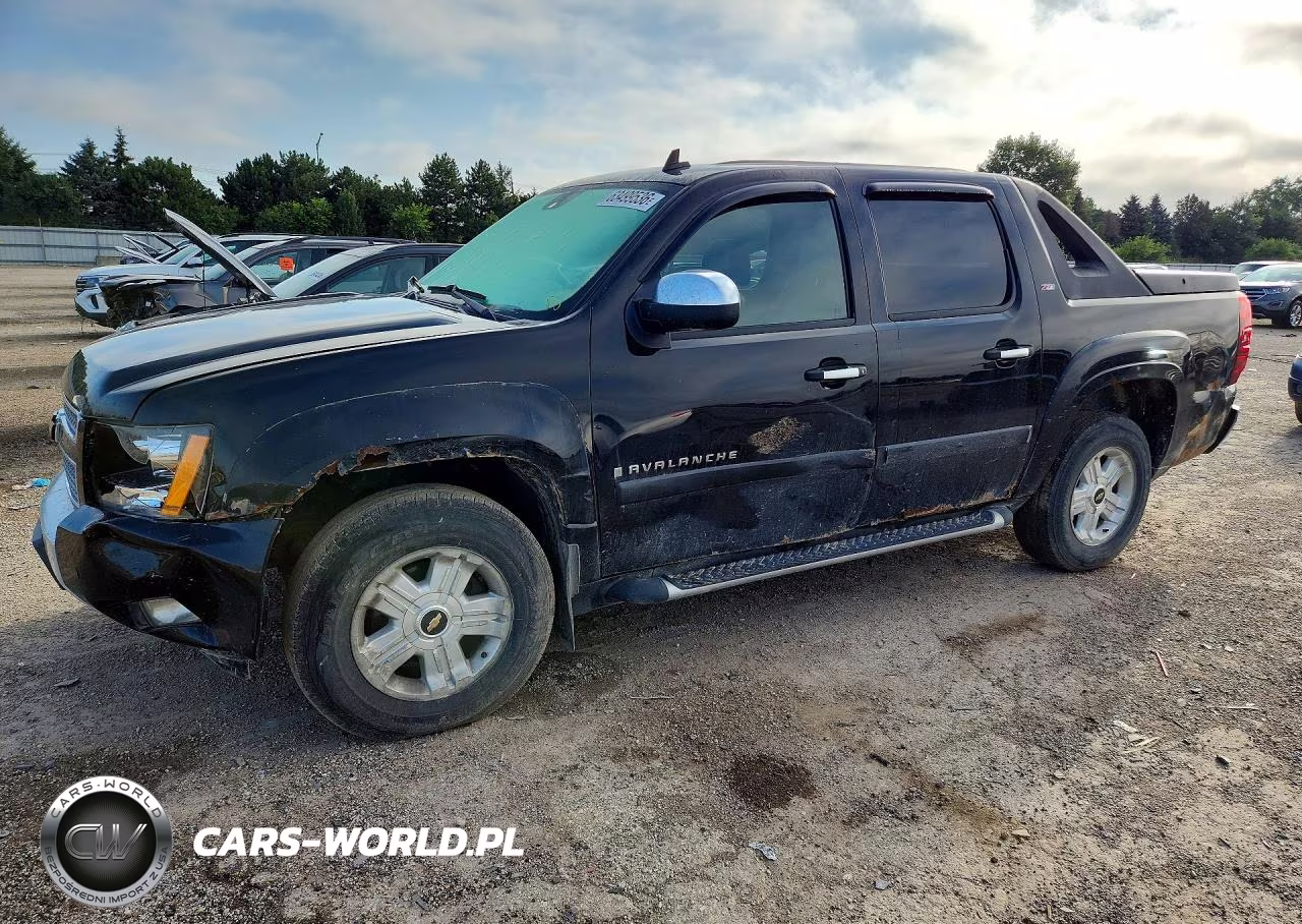 2008 Chevrolet Avalanche K1500 VIN:3GNFK12358G313741 - 1