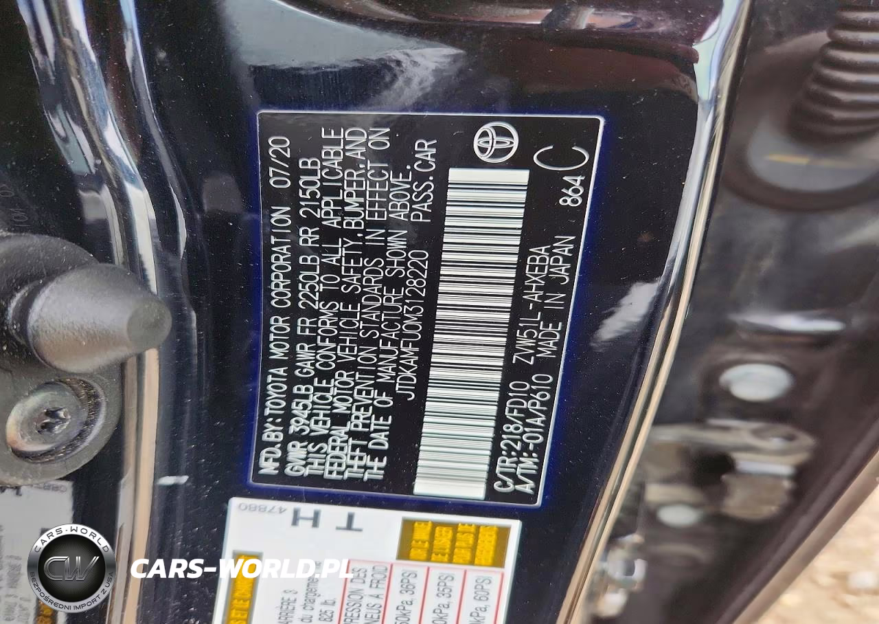 2021 Toyota Prius Le VIN:JTDKAMFU0M3128220 - 12