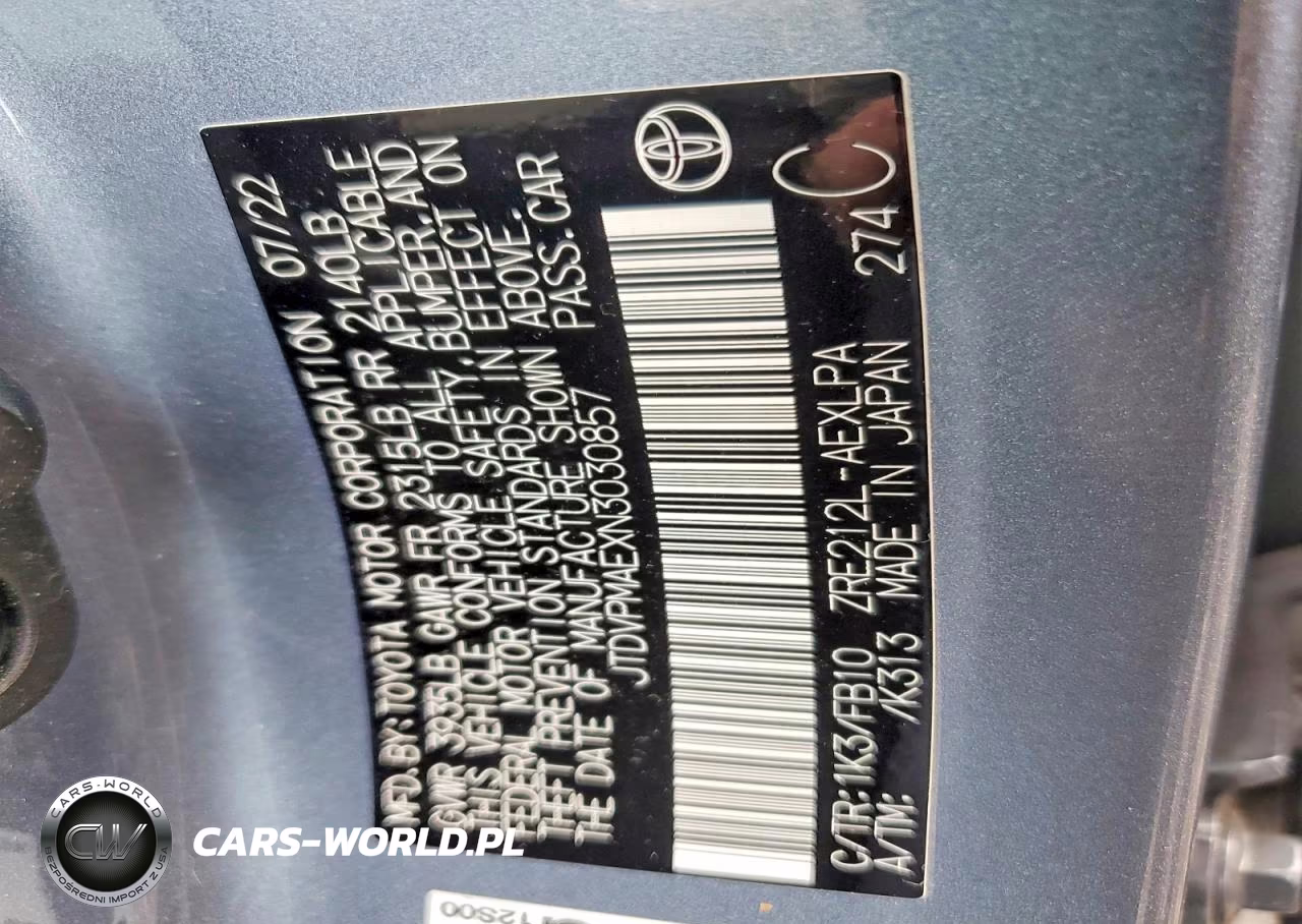 2022 Toyota Corolla Le VIN:JTDVPMAEXN3030857 - 13