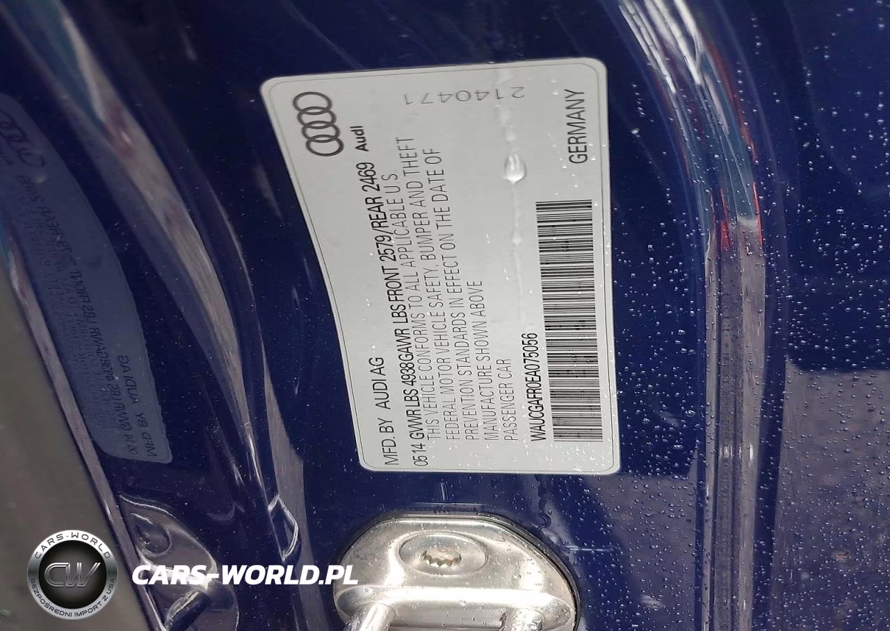2014 Audi S5 Premium Plus VIN:WAUCGAFR0EA075056 - 12