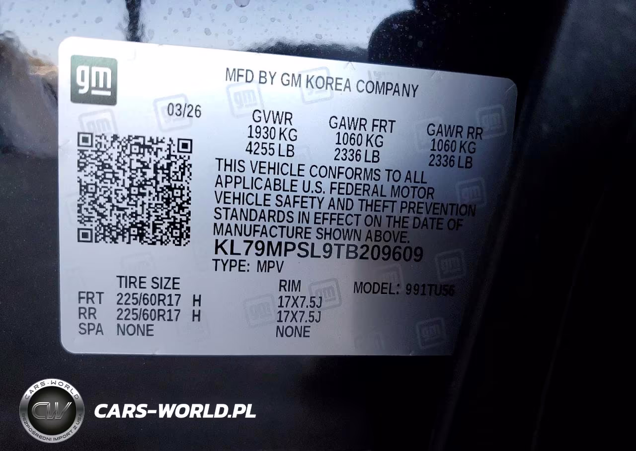 2026 Chevrolet Trailblazer Lt VIN:KL79MPSL9TB209609 - 13
