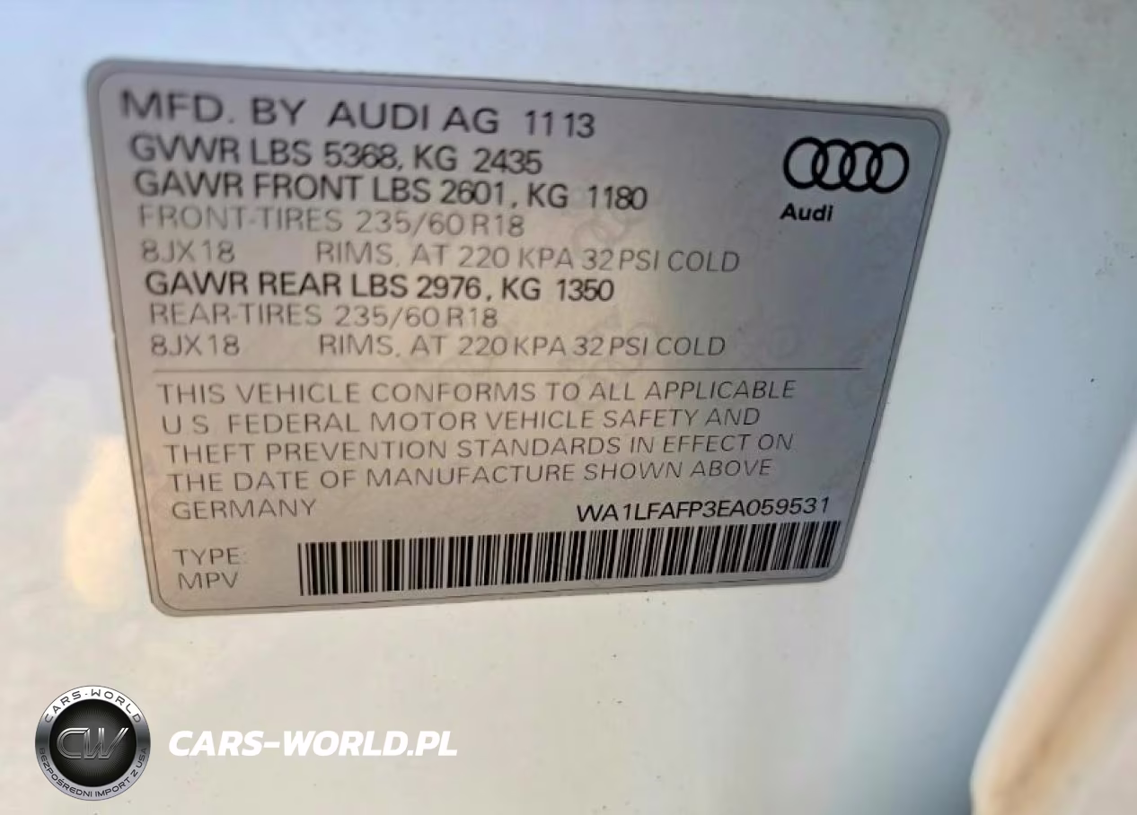 2014 Audi Q5 Premium Plus VIN:WA1LFAFP3EA059531 - 10
