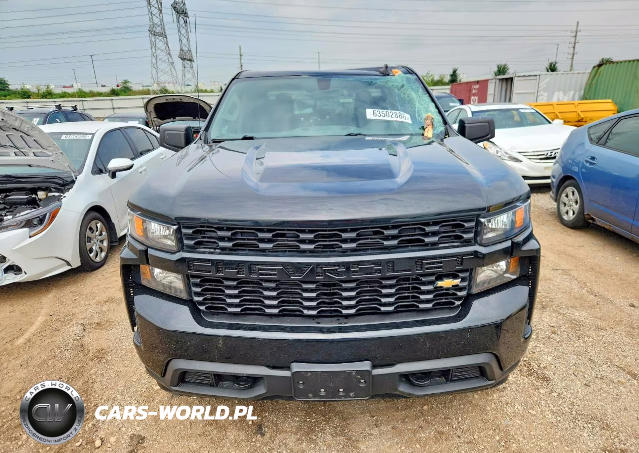 2021 Chevrolet Silverado K1500 Custom VIN:3GCUYBEF8MG143203 - 5