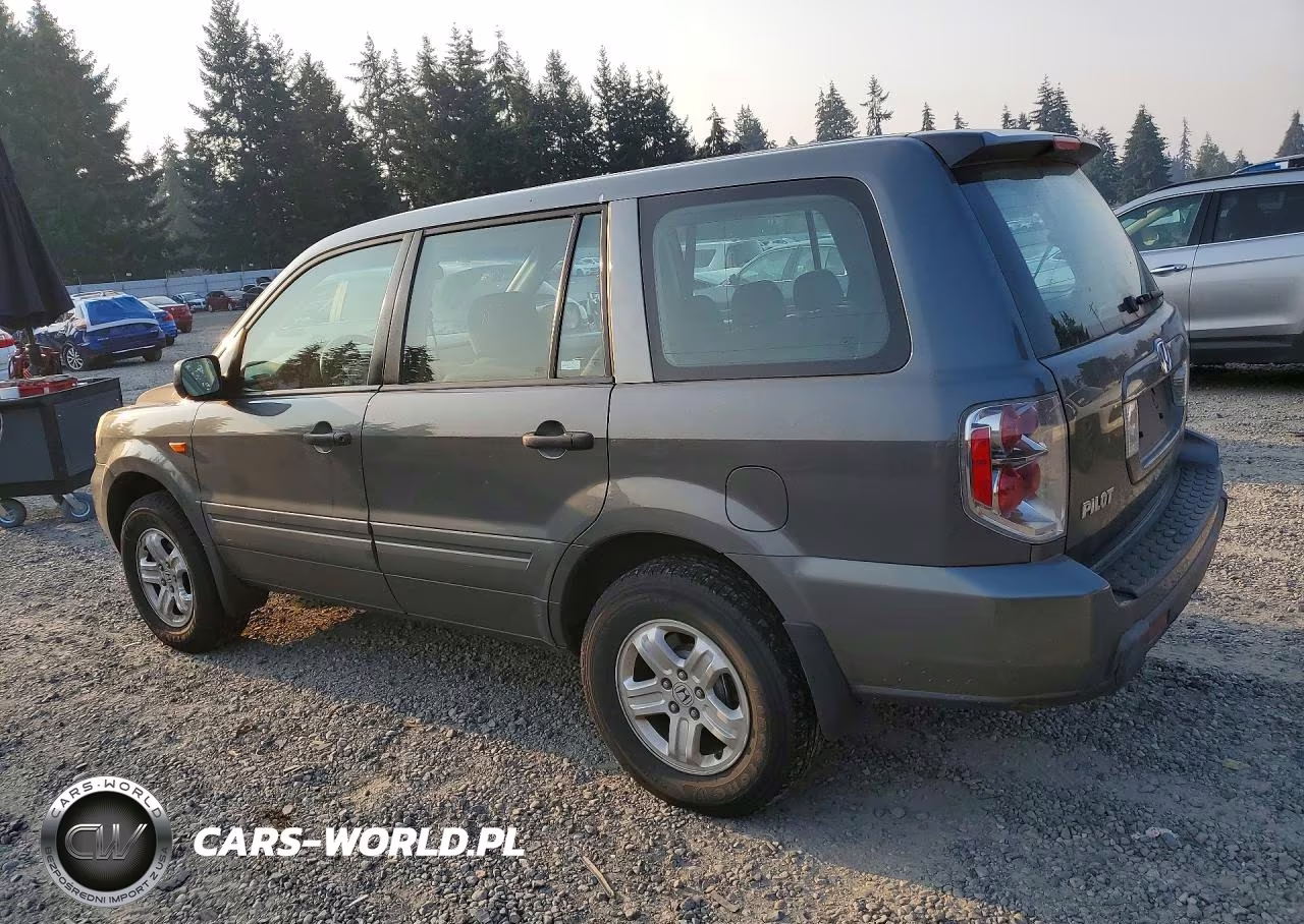 2007 Honda Pilot Lx VIN:2HKYF18147H504892 - 2