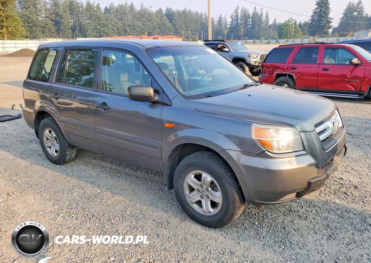 2007 Honda Pilot Lx VIN:2HKYF18147H504892 - 4