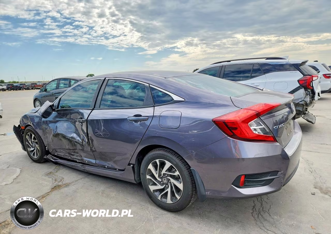 2016 Honda Civic Ex VIN:19XFC2F88GE073595 - 2
