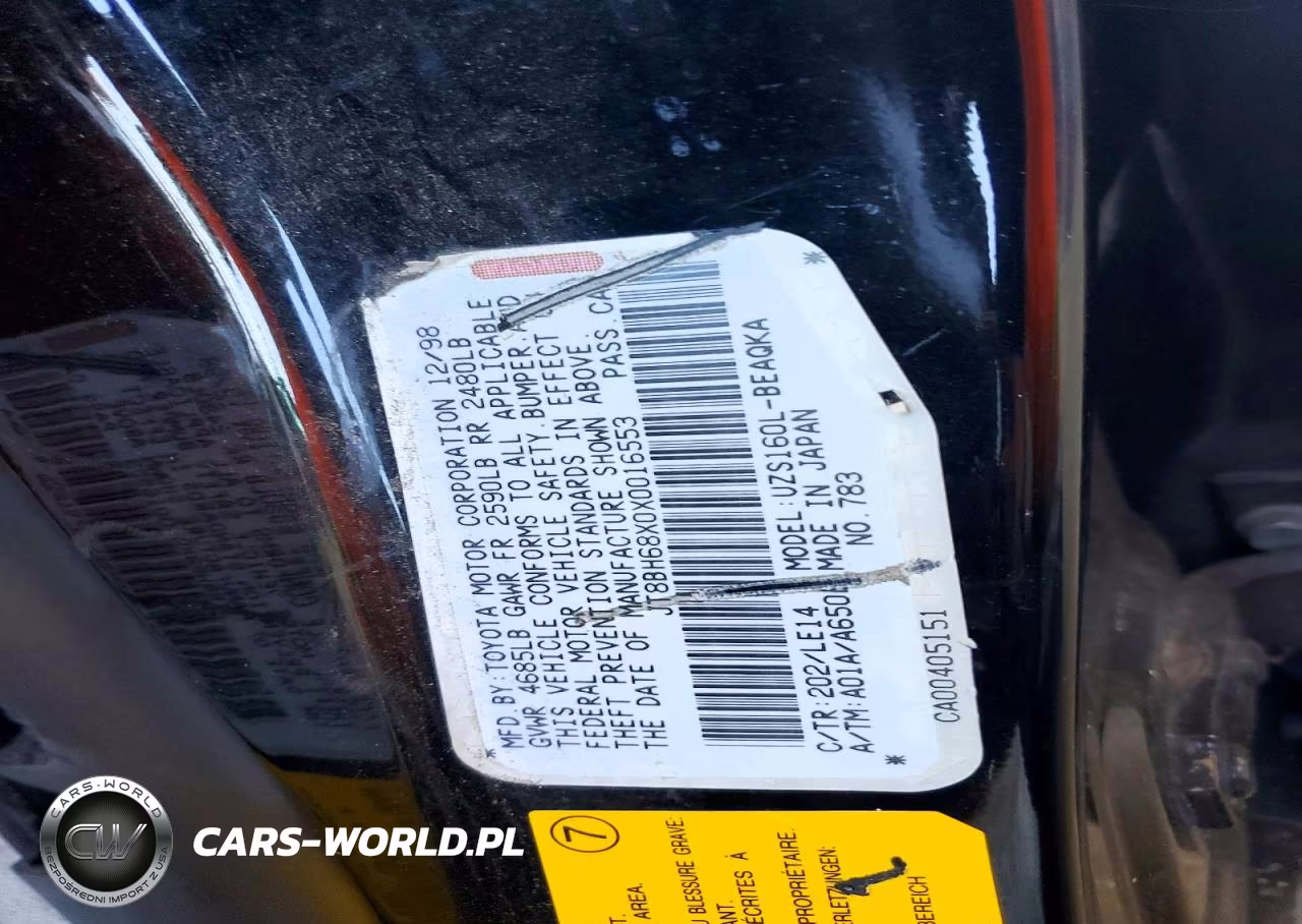 1999 Lexus Gs 400 VIN:JT8BH68X0X0016553 - 12