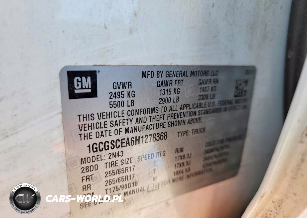 2017 Chevrolet Colorado Lt VIN:1GCGSCEA6H1278368 - 12