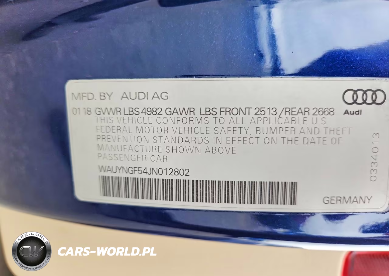 2018 Audi A5 Premium Plus VIN:WAUYNGF54JN012802 - 12