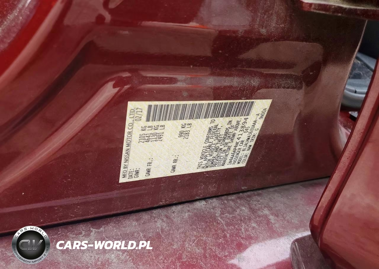 2017 Nissan Maxima Platinum VIN:1N4AA6AP4HC413894 - 13