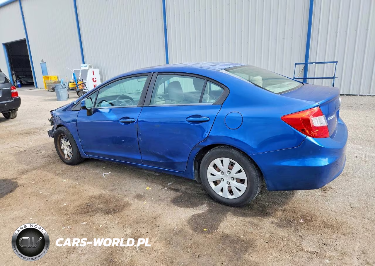 2012 Honda Civic Lx VIN:19XFB2F58CE319032 - 2