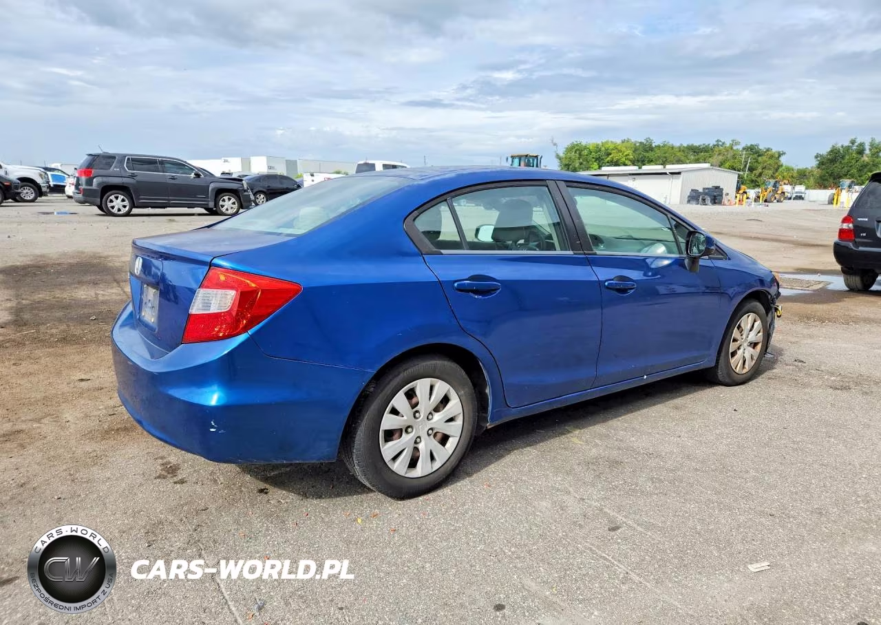 2012 Honda Civic Lx VIN:19XFB2F58CE319032 - 3