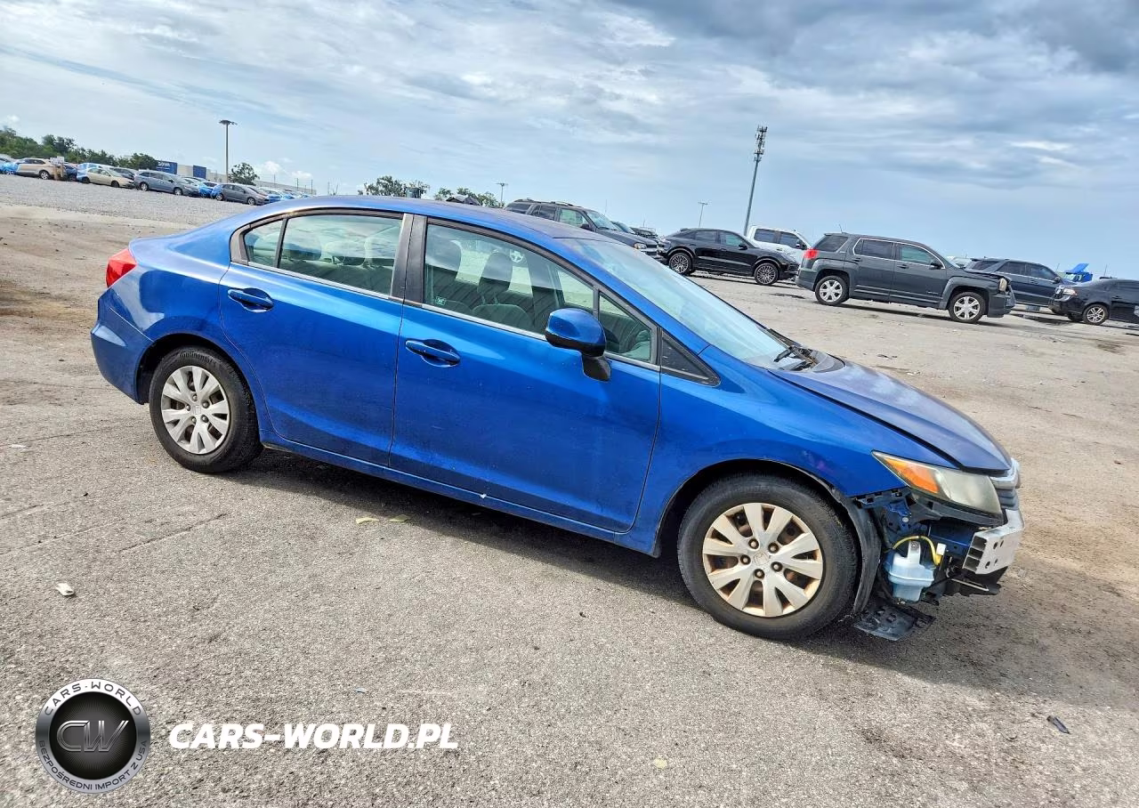 2012 Honda Civic Lx VIN:19XFB2F58CE319032 - 4