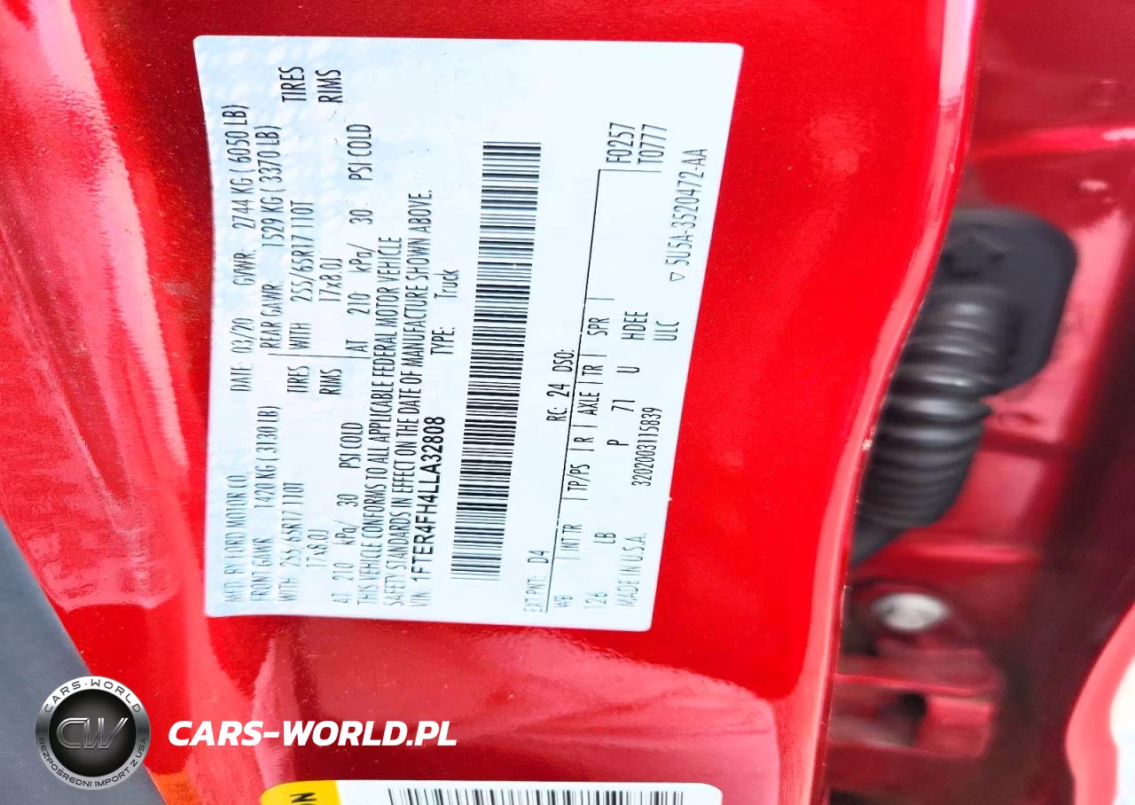 2020 Ford Ranger Xl VIN:1FTER4FH4LLA32808 - 13