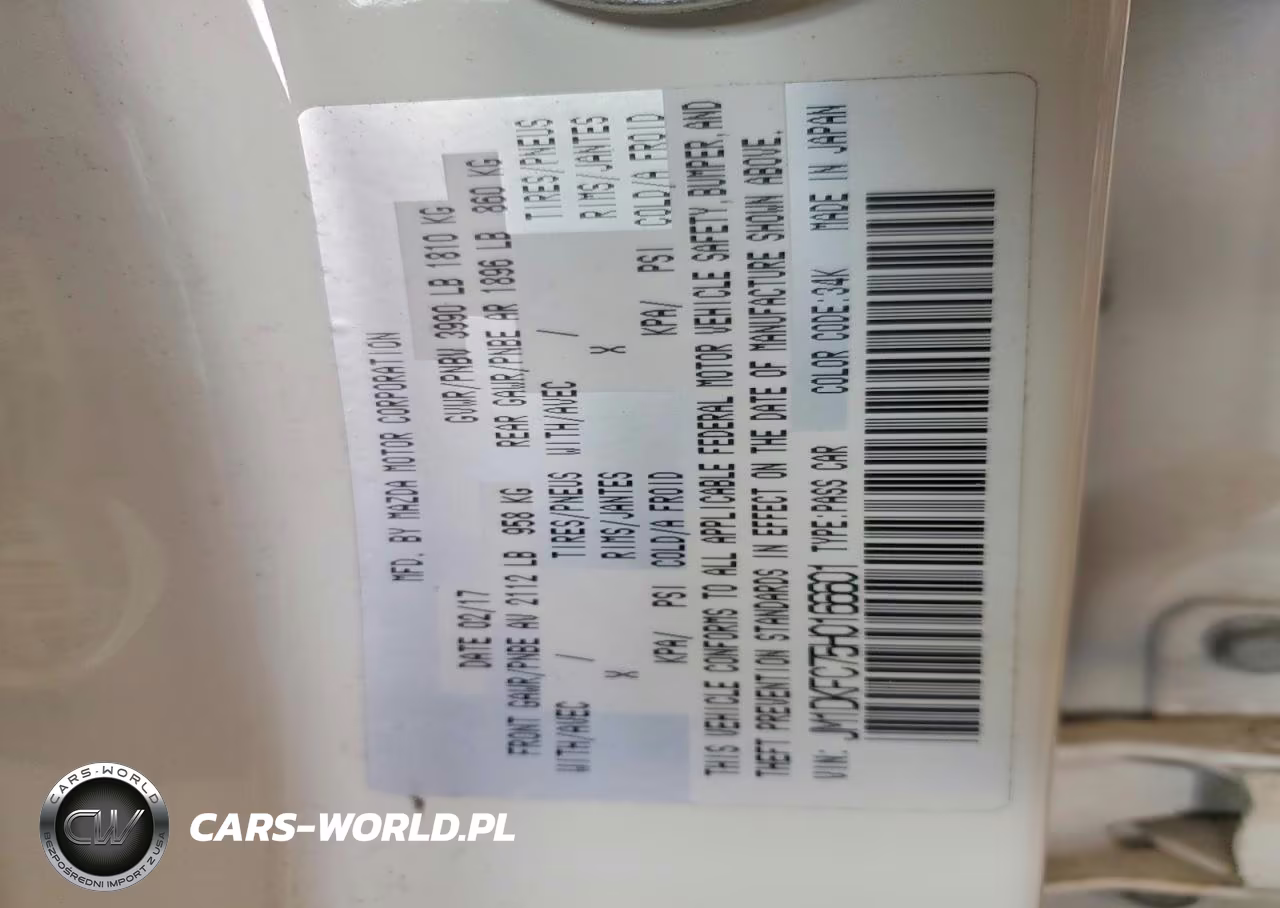 2017 Mazda Cx-3 Touring VIN:JM1DKFC75H0166601 - 12