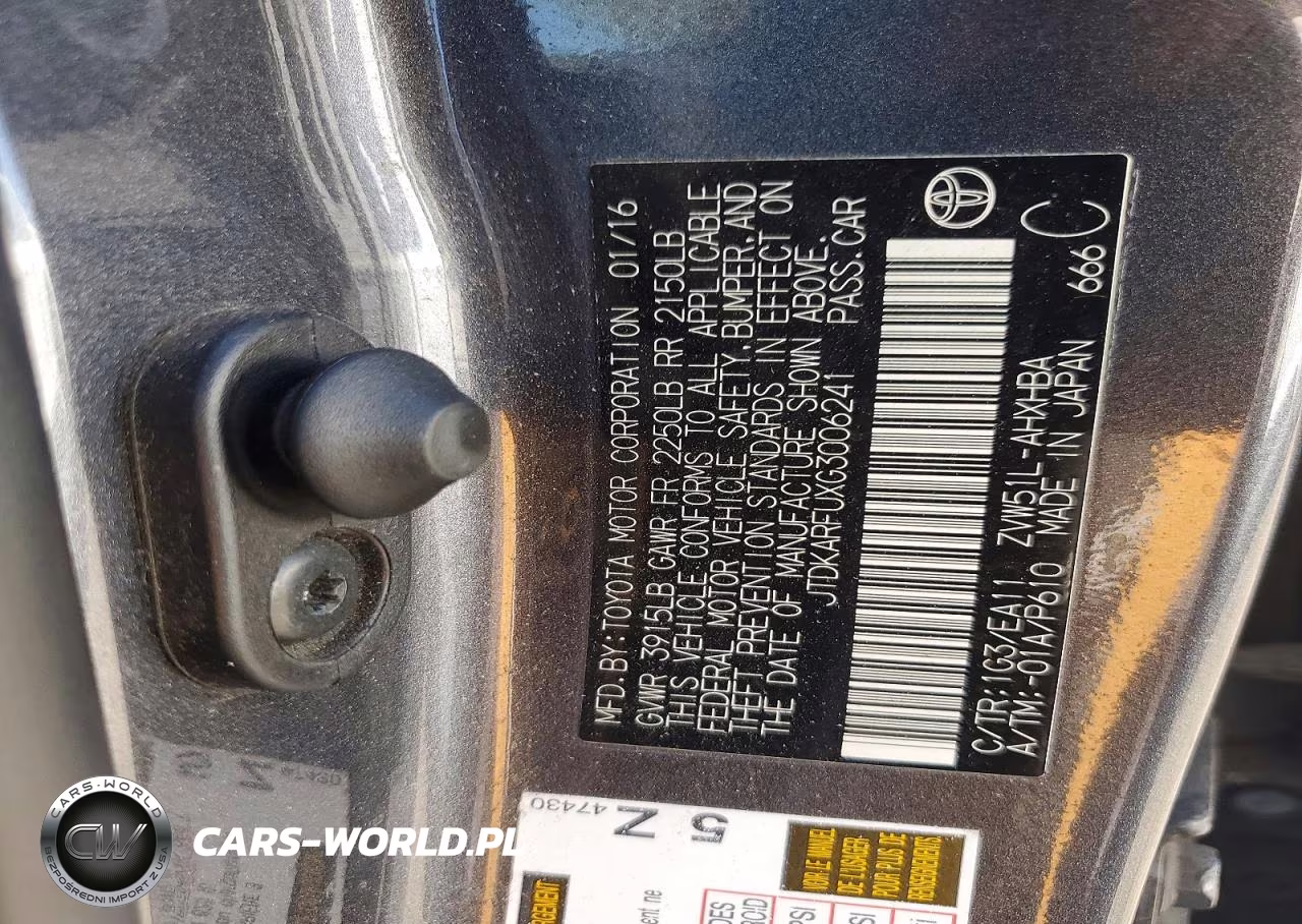 2016 Toyota Prius Three Touring VIN:JTDKARFUXG3006241 - 13