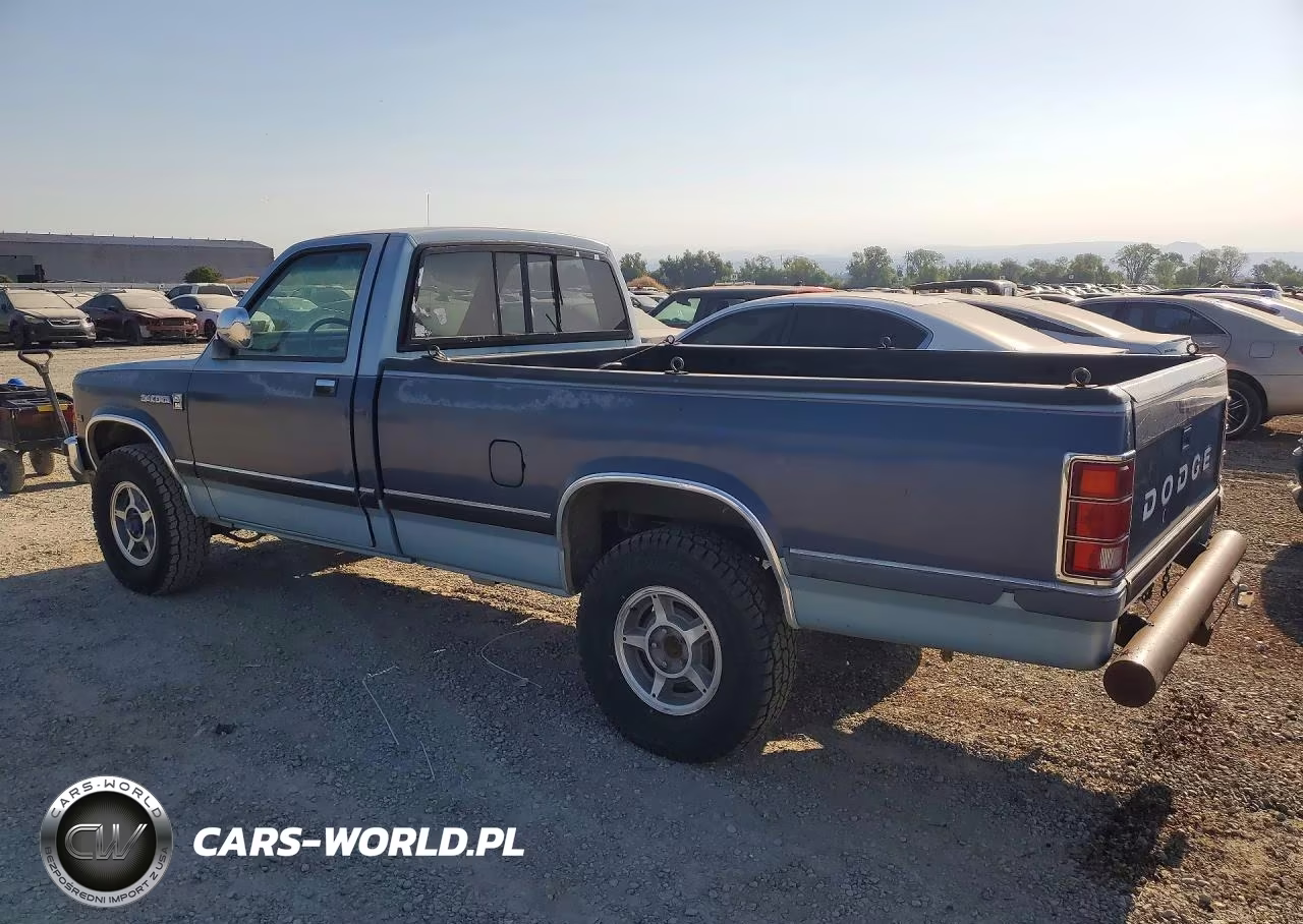 1987 Dodge Dakota VIN:1B7GR14M6HS473750 - 2