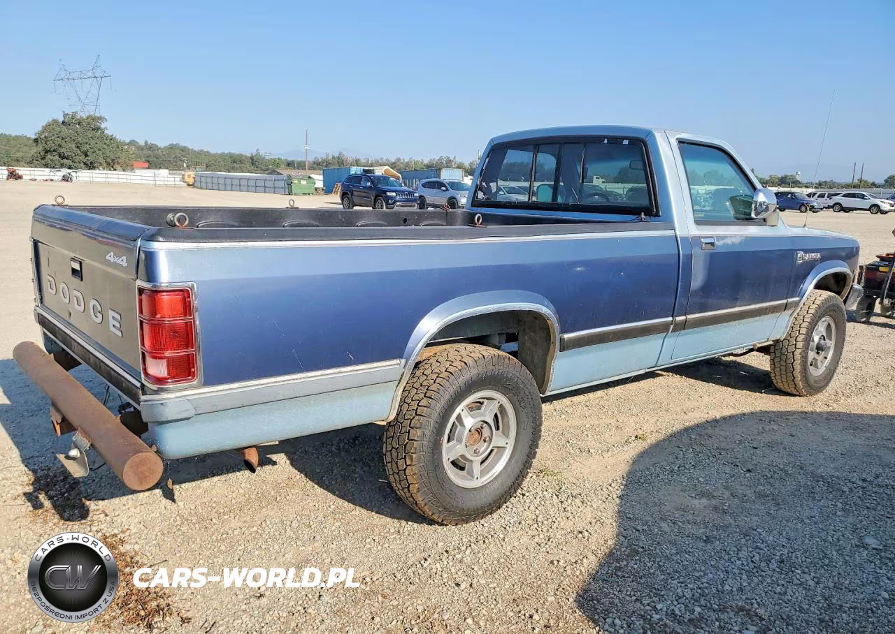 1987 Dodge Dakota VIN:1B7GR14M6HS473750 - 3