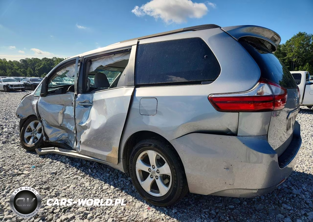 2016 Toyota Sienna Le VIN:5TDKK3DC9GS693618 - 2