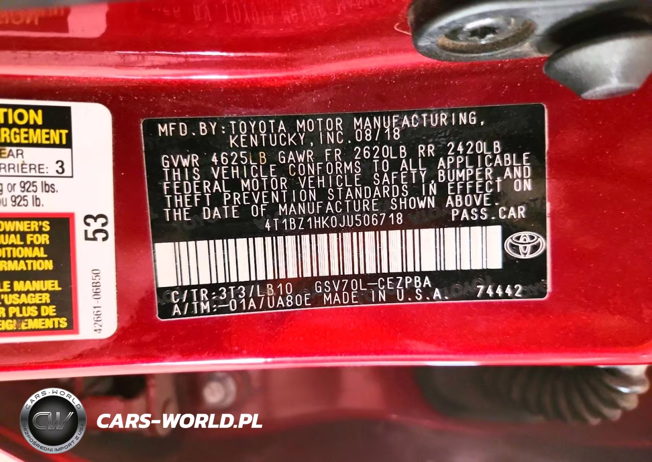2018 Toyota Camry Xse V6 VIN:4T1BZ1HK0JU506718 - 12