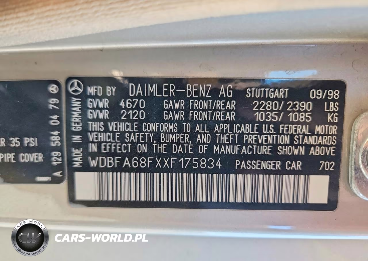 1999 Mercedes-Benz Sl 500 VIN:WDBFA68FXXF175834 - 12